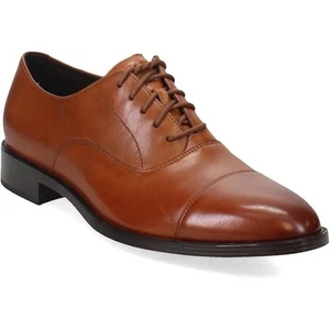 NEW Cole Haan Hawthorne Oxford Dress Shoes Men’s Size 10 Brown Leather - Picture 1 of 9
