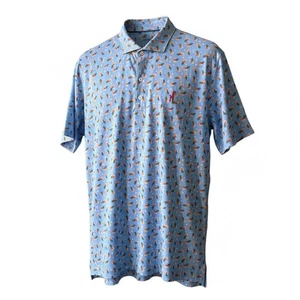 Johnnie O Men’s Large Polo Golf Pull Over 1/4 Button Up - Picture 1 of 7