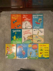 Set 10 GROSS ALLE geschrieben und illustriert von Dr. SEUSS 11 1/4 + x 8 1/4 + HC - Bild 1 von 3