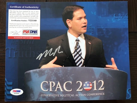 Senator Marco Rubio SIGNED Autograph 8x10 Photo Picture 2024 President? Cover