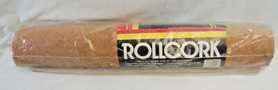 Manton Cork Roll 2' x 8' x 1/8" Tile Message Bulletin Board Panel #90422  M4978 - Image 1 of 4