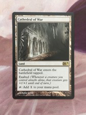 1x Cathedral of War - MTG (M13) NM