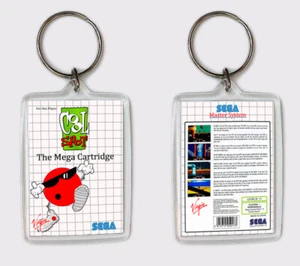 COOL SPOT SEGA MASTER SYSTEM LLAVERO KEYRING - Picture 1 of 1
