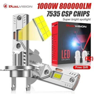 Mini Bombillas LED H4 800000LM 100W CANBUS 6000K Plug & Play Coche 7535 CSP - Imagen 1 de 4