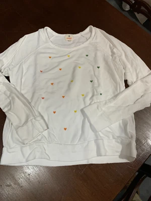 Sundry Crew Sweatshirt White Size 2 65Rayon 35 Cotton - Image 1 of 3