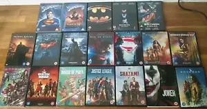 DC Cinematic Universe DVD Set Batman Superman Justice League Flash Aquaman Joker - Picture 1 of 1