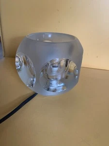 Peill & Putzler Glas Cube Tischlampe Vintage 70er Jahre Space AgeÄra - Bild 1 von 5