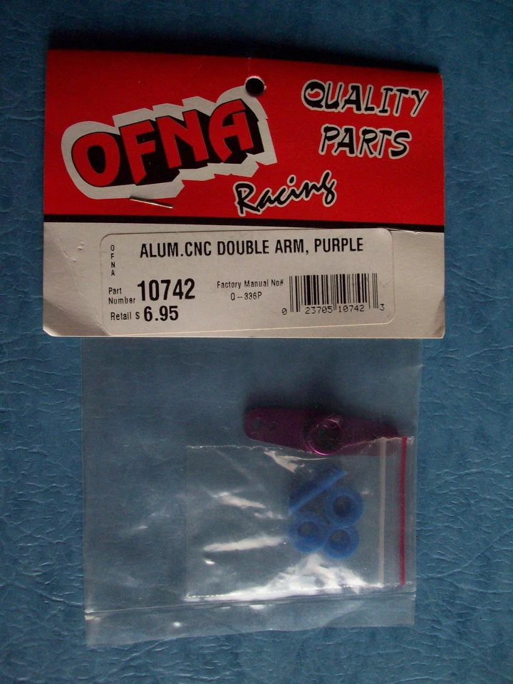 VINTAGE OFNA 10742 ALUMINIUM  CNC DOUBLE ARM PURPLE OFN10742 MUTILATOR PRO NIP - Image 1 of 1