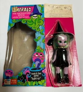 "USED" VTG 1972 Emerald the Enchanting Witch Doll Girls World NOS w/box Jp - Picture 1 of 9