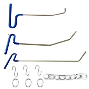 Reparación de abolladuras 3 piezas varillas palanca barras acero inoxidable sin pintura carrocería de coche quitar abolladuras - Imagen 1 de 11