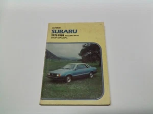 Clymer A186 Subaru 1972-1981 Includes Brat Shop Manual - Picture 1 of 4