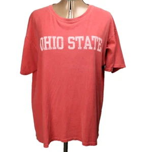 Ohio State Lived-In Ring Spun Cotton T-Shirt Kurzarm Logo Rot Unisex M - Bild 1 von 24