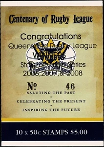Centenary of Rugby League QLD 2008 State of Origin Winners Opt. Nº 46 Cowboys Bk - Imagen 1 de 3