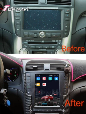 10.4"HD Car Media Player for Acura TL 2004-2008 CarPlay GPS Bluetooth WiFi FM/AM - Image 1 of 4
