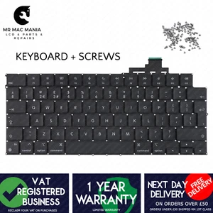 MacBook Air A2681 Keyboard 13.6" M2 UK Layout with Screws - Picture 1 of 5