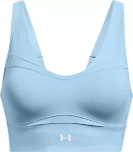 Under Armour UA Smartform Evolution Mid Longline Sports Bra XS Blue RRP £53 - Picture 1 of 6