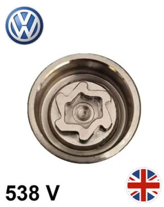 Volkswagen Security Master Locking Wheel Nut Bolt Key 538 V 17mm VW Golf Passat - Picture 1 of 3