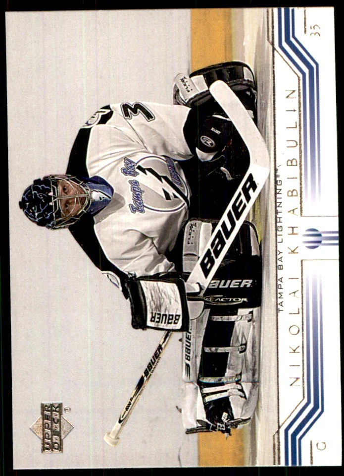 2001-02 Upper Deck Nikolai Khabibulin Tampa Bay Lightning #157 - Image 1 of 2