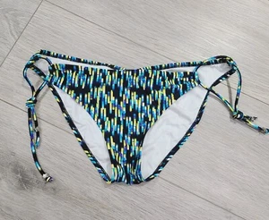 Gossip Swimsuit Bottom Scrunched Black Blue And Green - Picture 1 of 5