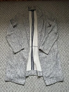 Next Damen Strickjacke, Größe 10, grau Mix, vorne offen, lang, Strick, Taschen, (63) - Bild 1 von 7