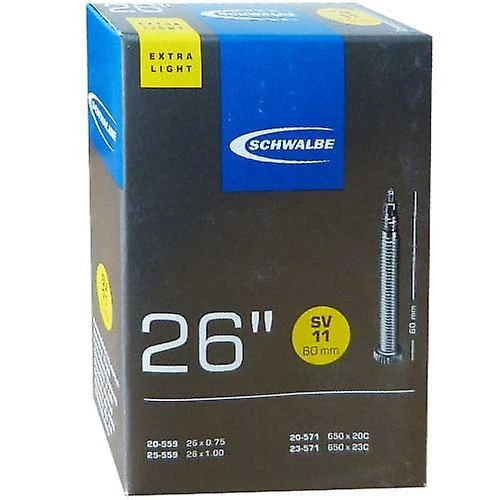 1 pack to 4 pcack Schwalbe SV11  60mm extralight 26" Presta Valve F/V Inner Tube - image 1 of 1