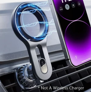 MagSafe Compatible Magnetic Car Phone Holder Vent iPhone 16 15 14 Pro Max Mini - Picture 1 of 12