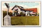 Carte postale : CA 1925 Douglas Fairbanks Home, Beverly Hills, Californie - Posted