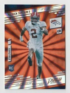 Patrick Surtain II 2021 PANINI PRESTIGE SUNBURST XTRA POINTS ROOKIE #245 BRONCOS - Picture 1 of 1