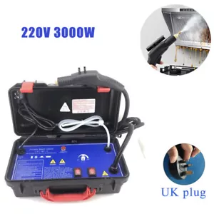 Limpiador de vapor portátil comercial 3KW 220V máquina de limpieza de tapicería de automóvil nueva - Imagen 1 de 12