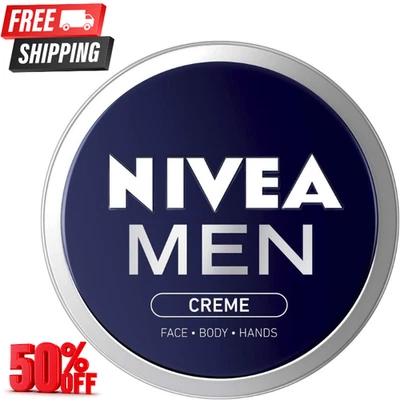 NIVEA MEN - Crème Moisturiser - Face, Hand & Body Cream All Skin Types - 150 ml