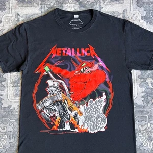 Camisa Metallica Hombre M Mediana Negra 2023 Gira Norteamericana 72 Temporadas Banda de Rock - Imagen 1 de 12