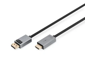 Digitus HDMI Anschlusskabel HDMI-A Stecker 1.8m Schwarz DB-340202-018-S vergolde - Afbeelding 1 van 4
