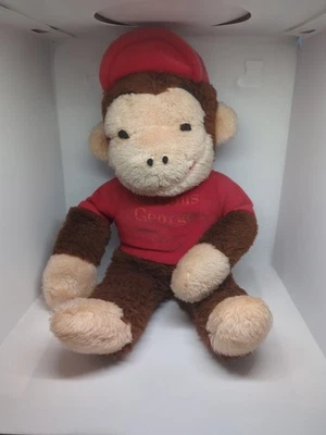 Curious George The Monkey 1980’s Knickerbocker 13" Stuffed Plush Animal Vintage - Image 1 of 2