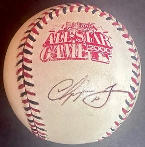 Chipper Jones Signed Game Used 2000 All Star Game Baseball Atlanta LOA by Coach - Picture 1 of 4