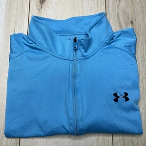 Suéter Under Armour Performance Media Cremallera Logo Ligero Azul XL - Imagen 1 de 14