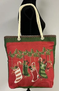 Regalo de Navidad Muñeco de Nieve Árbol Gnomos Vacaciones Santa Bolso Medias Bolsa - Imagen 1 de 9