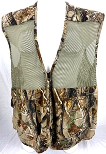 Browning RealTree Brown Camo Mesh Snap Pockets Zip Hunting Vest Men's 2XL - Picture 1 of 8