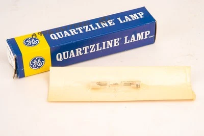 GE Q45T2 1/2 / CL 45W 7V General Electric Quartzline Lamp NOS Vintage V29 - Image 1 of 4