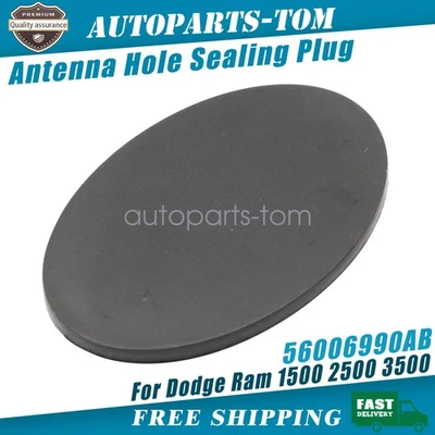 Enchufe de sellado de orificio de antena negro 56006990AB para Dodge Ram 1500 2500 3500 Foto 1 de 4