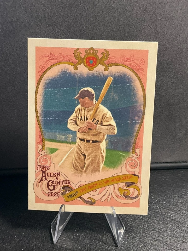 Topps Allen & Ginter Sweet Victory SV-40 2025 Babe Ruth, Yankees de Nueva York Foto 1 de 1