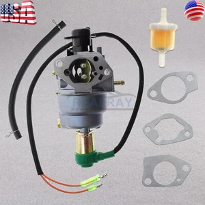 Carburetor & Solenoid for Honda EP5500 EP6500 EM3500 EM7000 EU6500 EN3500 EX3300 - Picture 1 of 11