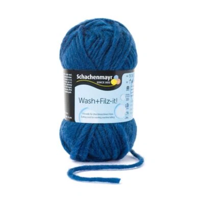 WASH+FILZ-IT! von Schachenmayr - INDIGO (00025) - 50 g / ca. 50 m Wolle - Bild 1 von 4
