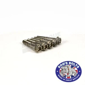 Drilled M8 40mm Stainless Steel Hex Head Bolts x 5 - Picture 1 of 3
