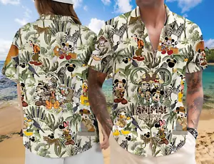 Disney Animal Kingdom 3D HAWAII SHIRT US-Größe Allover-Druck Vatertag Geschenk - Bild 1 von 3