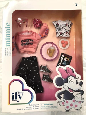 Disney Parks Store ily 4EVER MINNIE MOUSE 10 pc Fashion Pack for 11” Dolls NEW - Image 1 of 3