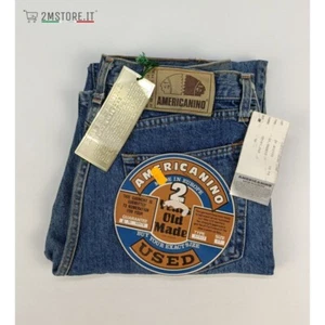 Jeans Americanino Denver Gold Lmt Edition Italy Paninaro Fit Original Vintage - Foto 1 di 8