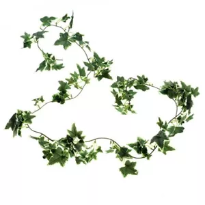 Fake Ivy Garland Medium Leaf Variegated 71 Inches Long - Picture 1 of 1