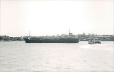 French motor tanker pointe du van off tilbury 1982 ship photo