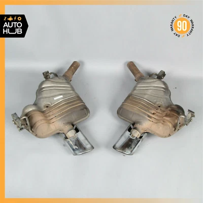 06-10 Mercedes W251 R350 R500 R550 Exhaust Mufflers Muffler Tips Assembly OEM - Image 1 of 4