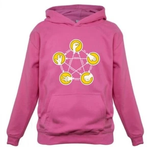 Rock Paper Scissors Lizard Spock - Kids Hoodie Funny Big Bang Sheldon TV Show - Picture 1 of 6